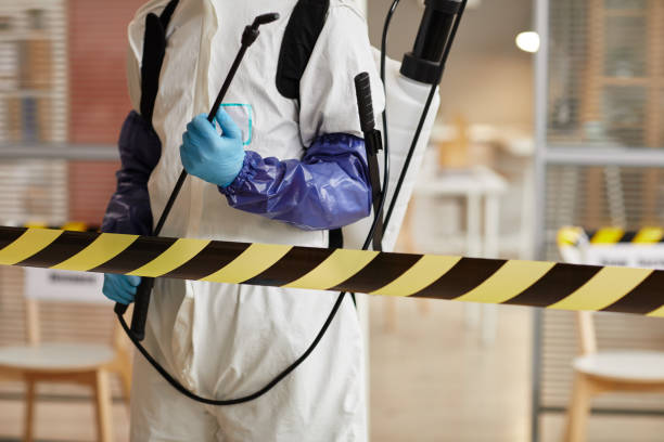 Professional Hoarding Cleanup technician working in Rockford, IL
